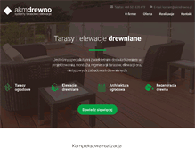 Tablet Screenshot of akmdrewno.pl